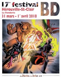 17e festival BD Des Planches et des Vaches. Du 31 mars au 1er avril 2018 à Hérouville Saint Clair. Calvados.  10H30